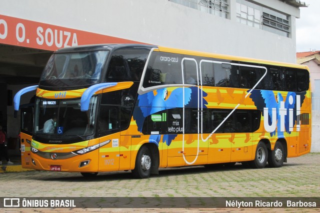UTIL - União Transporte Interestadual de Luxo 11912 na cidade de Lavras, Minas Gerais, Brasil, por Nélyton Ricardo  Barbosa. Número da foto: #7561301.