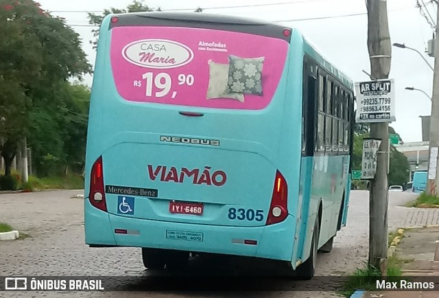 Empresa de Transporte Coletivo Viamão 8305 na cidade de Viamão, Rio Grande do Sul, Brasil, por Max Ramos. Número da foto: #7559327.