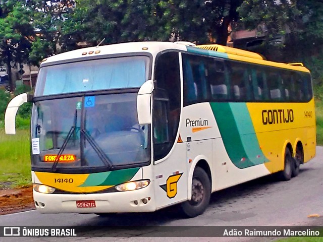 Empresa Gontijo de Transportes 14140 na cidade de Belo Horizonte, Minas Gerais, Brasil, por Adão Raimundo Marcelino. ID da foto: 7561872.