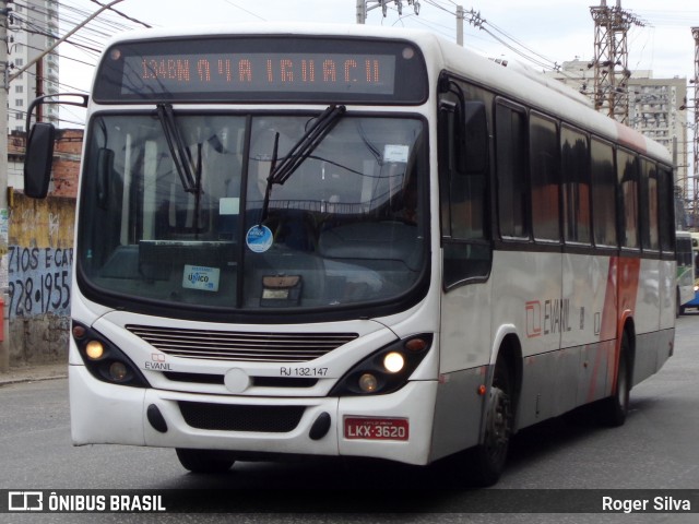 Evanil Transportes e Turismo RJ 132.147 na cidade de Nova Iguaçu, Rio de Janeiro, Brasil, por Roger Silva. Número da foto: #7560064.