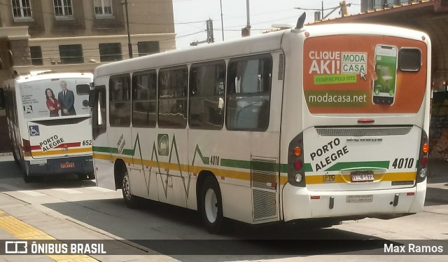 Empresa Gazômetro de Transportes 4010 na cidade de Porto Alegre, Rio Grande do Sul, Brasil, por Max Ramos. ID da foto: 7559330.