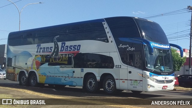 TransBasso Transporte e Turismo 022 na cidade de Foz do Iguaçu, Paraná, Brasil, por ANDERSON FÉLIX. ID da foto: 7561335.