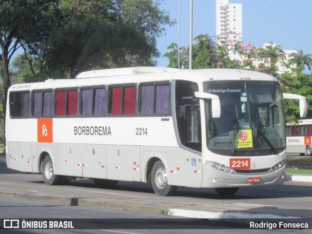 Borborema Imperial Transportes 2214 na cidade de Recife, Pernambuco, Brasil, por Rodrigo Fonseca. ID da foto: 7561341.