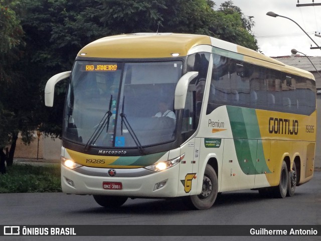Empresa Gontijo de Transportes 19285 na cidade de Araxá, Minas Gerais, Brasil, por Guilherme Antonio. Número da foto: #7560610.