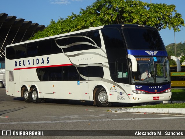 Reunidas Transportes Coletivos 30800 na cidade de Florianópolis, Santa Catarina, Brasil, por Alexandre M.  Sanches. ID da foto: 7564399.