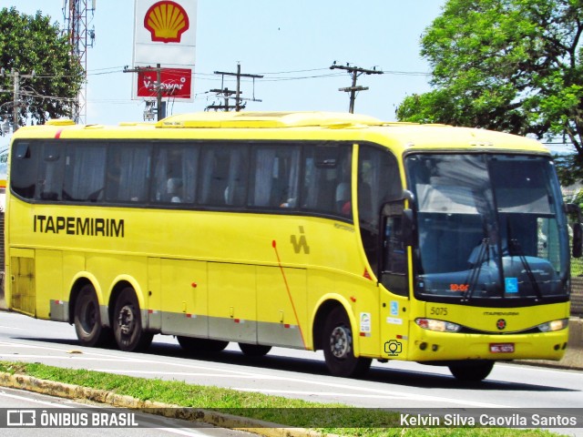 Viação Itapemirim 5075 na cidade de Resende, Rio de Janeiro, Brasil, por Kelvin Silva Caovila Santos. ID da foto: 7564157.