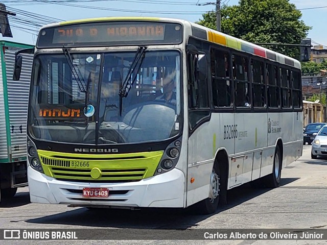 Viação Pavunense B32666 na cidade de Rio de Janeiro, Rio de Janeiro, Brasil, por Carlos Alberto de Oliveira Júnior. ID da foto: 7563156.