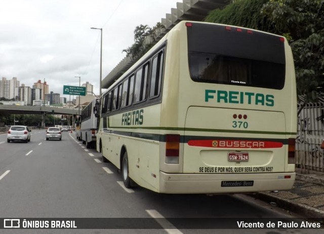 Viação Freitas 370 na cidade de Belo Horizonte, Minas Gerais, Brasil, por Vicente de Paulo Alves. ID da foto: 7562468.