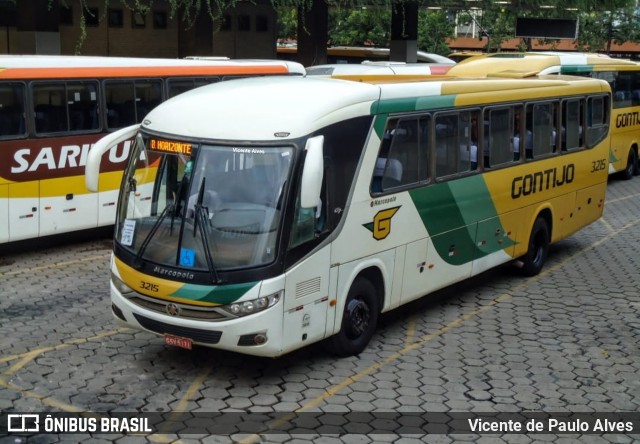 Empresa Gontijo de Transportes 3215 na cidade de Belo Horizonte, Minas Gerais, Brasil, por Vicente de Paulo Alves. ID da foto: 7563307.