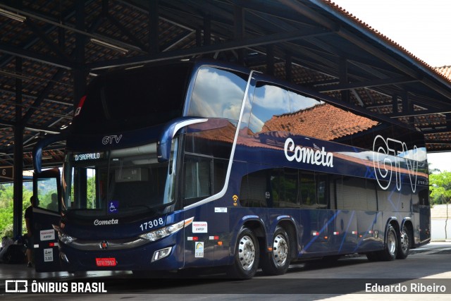 Viação Cometa 17308 na cidade de Embu das Artes, São Paulo, Brasil, por Eduardo Ribeiro. ID da foto: 7567227.