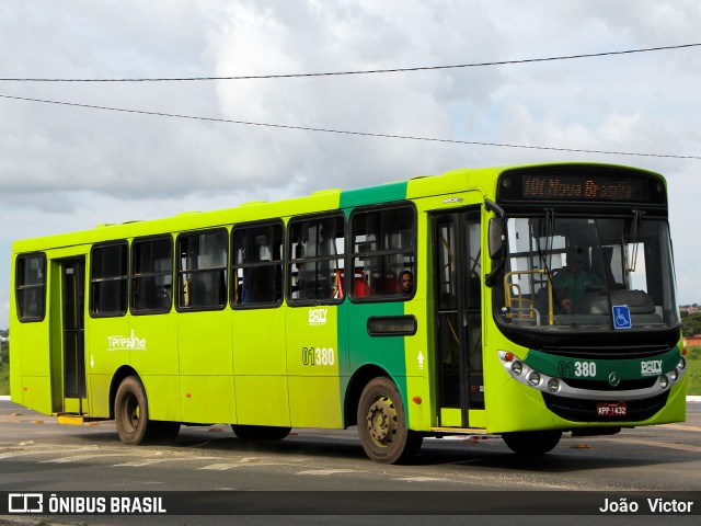 Viação Piauiense 01380 na cidade de Teresina, Piauí, Brasil, por João Victor. ID da foto: 7566864.