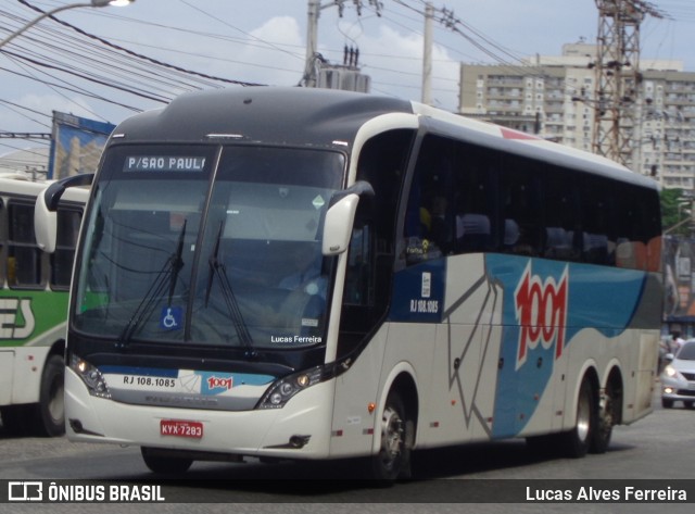 Auto Viação 1001 RJ 108.1085 na cidade de Nova Iguaçu, Rio de Janeiro, Brasil, por Lucas Alves Ferreira. ID da foto: 7566301.