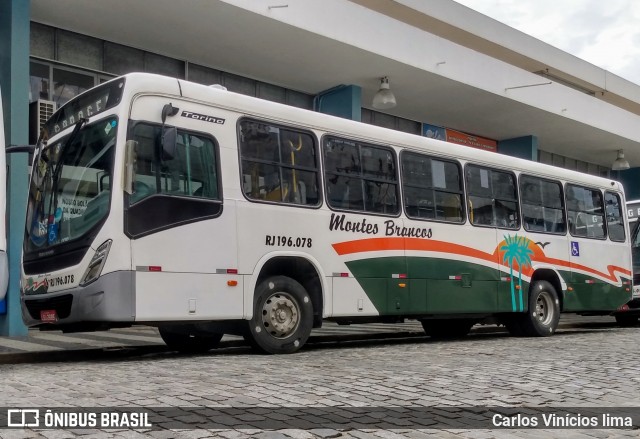 Viação Montes Brancos RJ 196.078 na cidade de Araruama, Rio de Janeiro, Brasil, por Carlos Vinícios lima. Número da foto: #7565941.