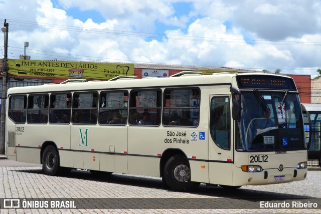 Auto Viação São José dos Pinhais 20L12 na cidade de Curitiba, Paraná, Brasil, por Eduardo Ribeiro. Número da foto: #7565529.