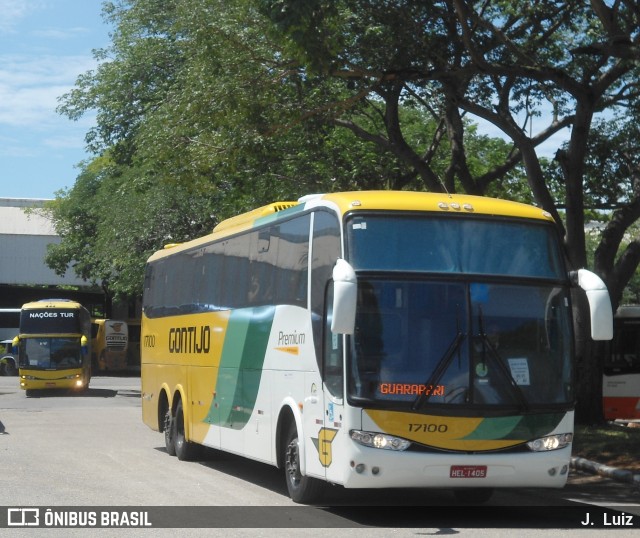Empresa Gontijo de Transportes 17100 na cidade de Vitória, Espírito Santo, Brasil, por J.  Luiz. Número da foto: #7566004.
