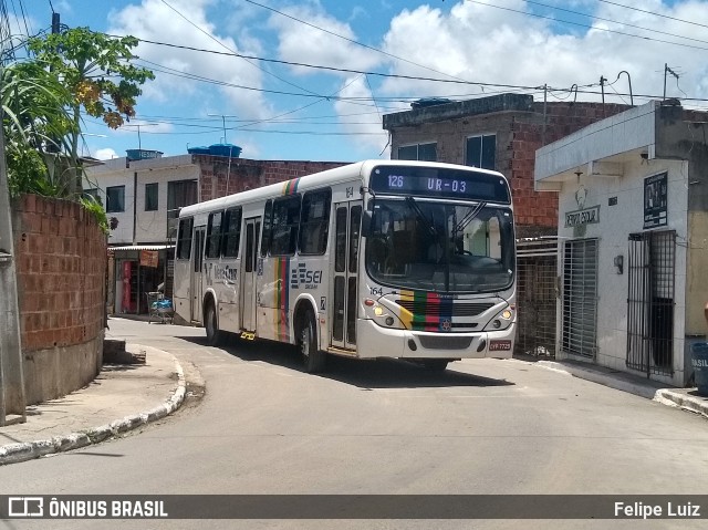 Expresso Vera Cruz 164 na cidade de Recife, Pernambuco, Brasil, por Felipe Luiz. ID da foto: 7565432.