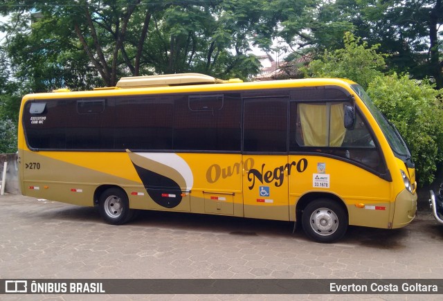 Ouro Negro Transportes e Turismo 270 na cidade de Piúma, Espírito Santo, Brasil, por Everton Costa Goltara. Número da foto: #7567357.