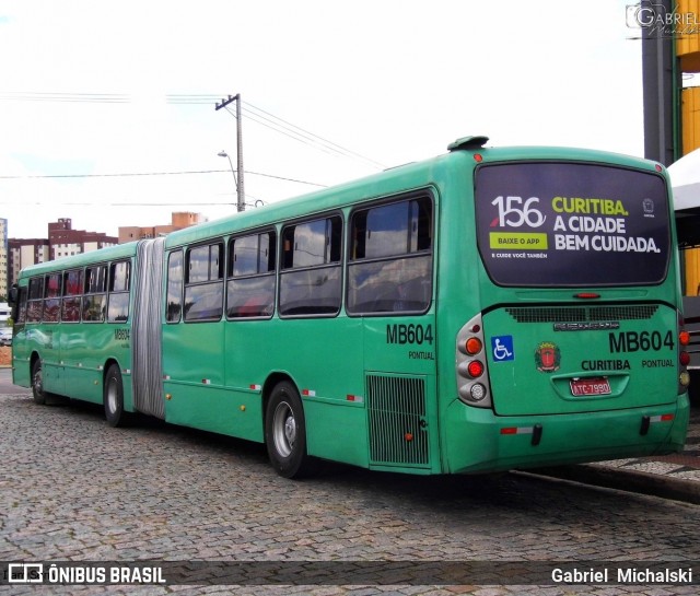 Auto Viação Mercês MB604 na cidade de Curitiba, Paraná, Brasil, por Gabriel Michalski. ID da foto: 7565831.