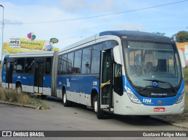 Cidade Alta Transportes 1.114 na cidade de Paulista, Pernambuco, Brasil, por Gustavo Felipe Melo. Número da foto: #7569704.