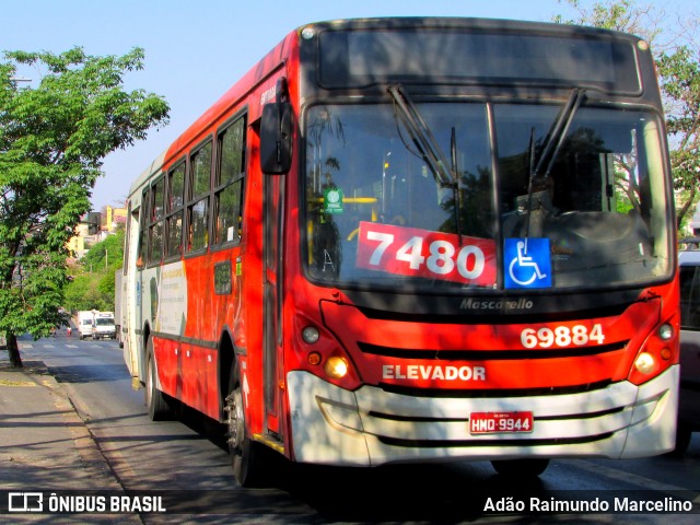 Viação Santa Edwiges 69884 na cidade de Belo Horizonte, Minas Gerais, Brasil, por Adão Raimundo Marcelino. Número da foto: #7570214.