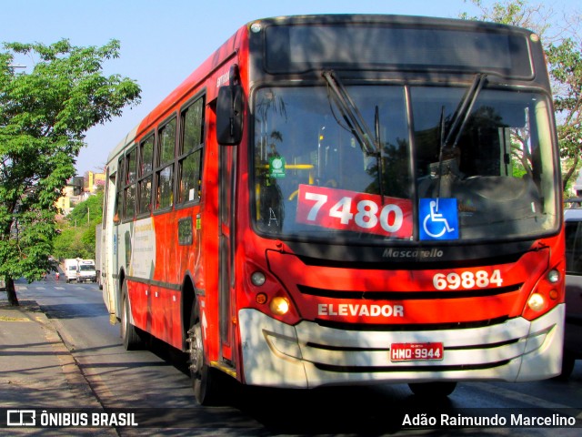 Viação Santa Edwiges 69884 na cidade de Belo Horizonte, Minas Gerais, Brasil, por Adão Raimundo Marcelino. ID da foto: 7570214.