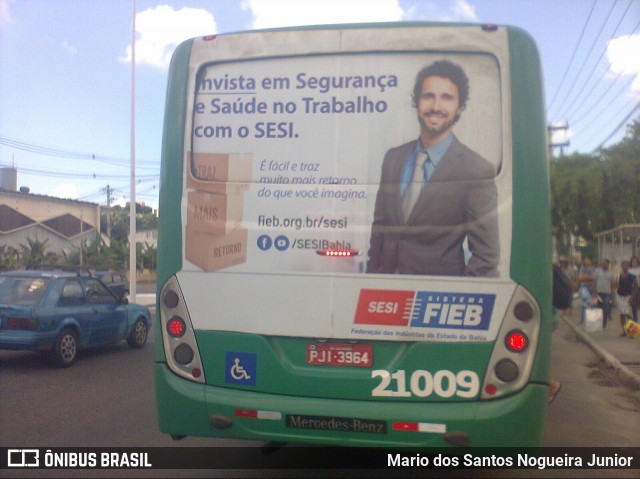 OT Trans - Ótima Salvador Transportes 21009 na cidade de Salvador, Bahia, Brasil, por Mario dos Santos Nogueira Junior. Número da foto: #7569540.