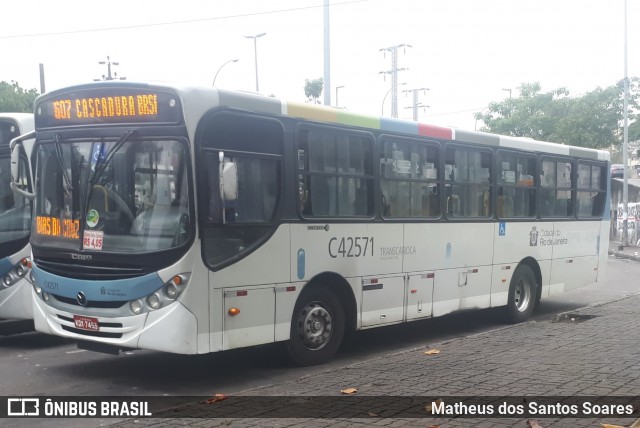 Viação Acari C42571 na cidade de Rio de Janeiro, Rio de Janeiro, Brasil, por Matheus dos Santos Soares. Número da foto: #7567678.