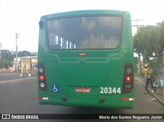 OT Trans - Ótima Salvador Transportes 20344 na cidade de Salvador, Bahia, Brasil, por Mario dos Santos Nogueira Junior. ID da foto: 7569535.