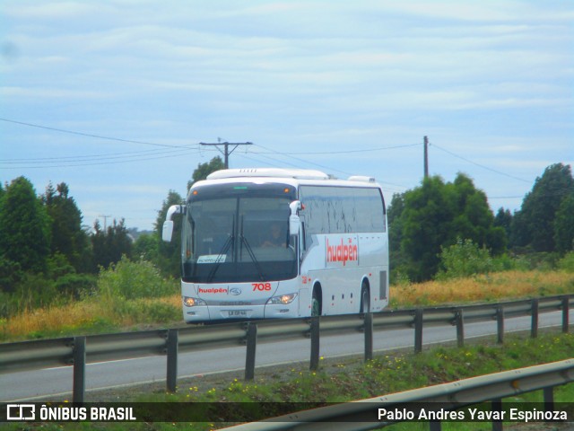 Buses Hualpén 708 na cidade de Puerto Montt, Llanquihue, Los Lagos, Chile, por Pablo Andres Yavar Espinoza. Número da foto: #7570209.