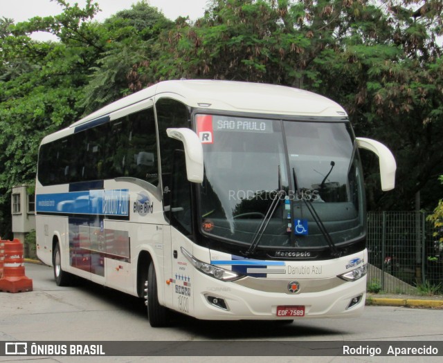 VIDA - Viação Danúbio Azul 19020 na cidade de São Paulo, São Paulo, Brasil, por Rodrigo  Aparecido. ID da foto: 7568843.