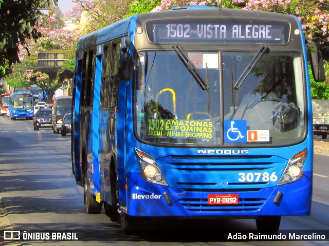 Viação Zurick 30786 na cidade de Belo Horizonte, Minas Gerais, Brasil, por Adão Raimundo Marcelino. ID da foto: 7570142.