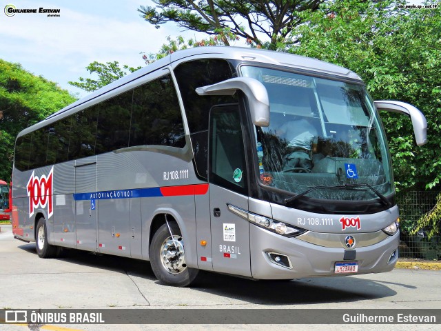 Auto Viação 1001 RJ 108.1111 na cidade de São Paulo, São Paulo, Brasil, por Guilherme Estevan. Número da foto: #7492912.