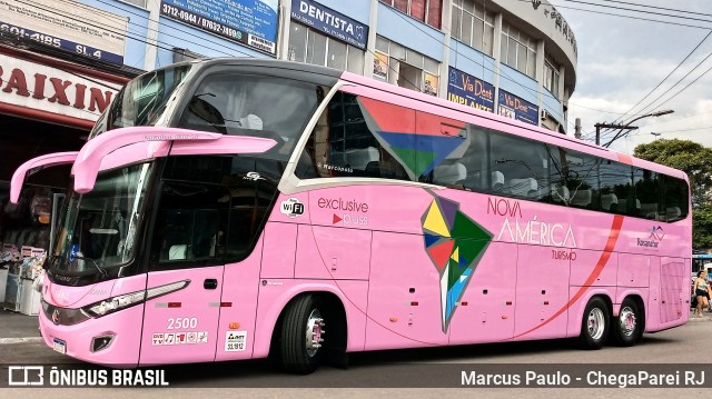Nova América Turismo 2500 na cidade de São Gonçalo, Rio de Janeiro, Brasil, por Marcus Paulo - ChegaParei RJ. Número da foto: #7490858.