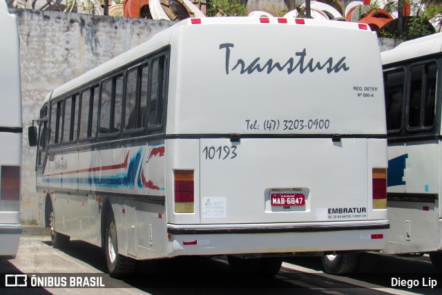 Transtusa - Transporte e Turismo Santo Antônio 10193 na cidade de Rio Negrinho, Santa Catarina, Brasil, por Diego Lip. ID da foto: 7491275.