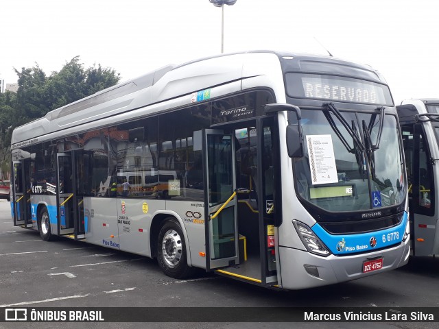 Transwolff Transportes e Turismo 6 6778 na cidade de São Paulo, São Paulo, Brasil, por Marcus Vinicius Lara Silva. ID da foto: 7491092.