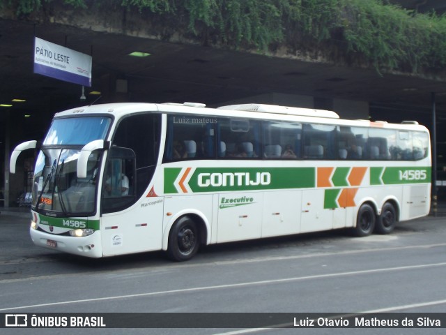 Empresa Gontijo de Transportes 14585 na cidade de Belo Horizonte, Minas Gerais, Brasil, por Luiz Otavio Matheus da Silva. ID da foto: 7491919.