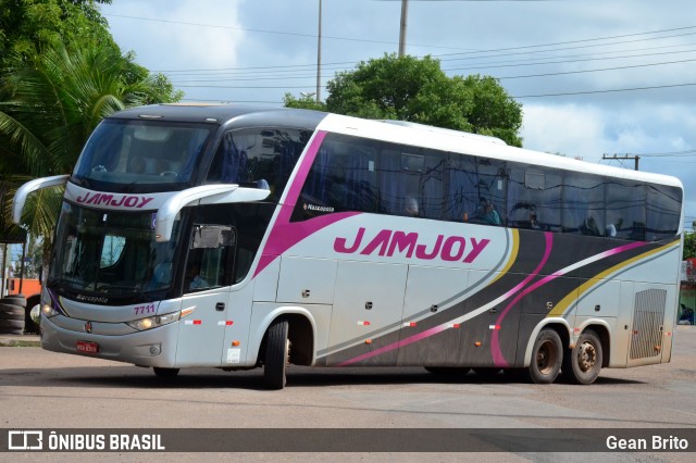 Viação Jam Joy 7711 na cidade de Marabá, Pará, Brasil, por Gean Brito. ID da foto: 7491753.