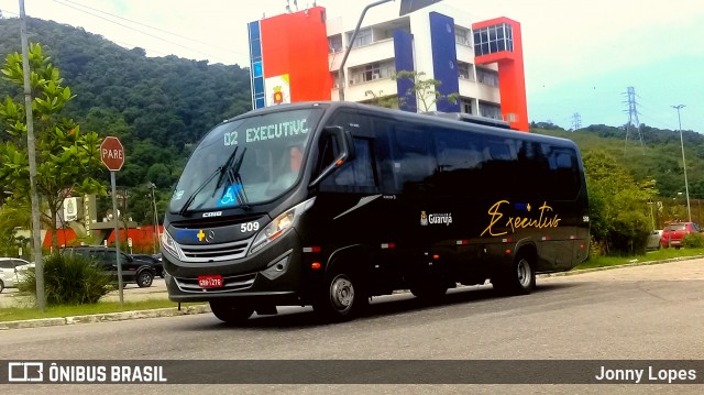 City Transporte Urbano Intermodal - Guarujá 509 na cidade de Guarujá, São Paulo, Brasil, por Jonny Lopes. ID da foto: 7492345.