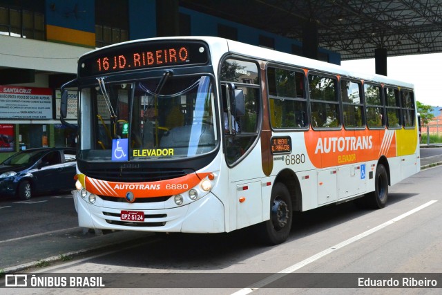 Autotrans > Turilessa 6880 na cidade de Varginha, Minas Gerais, Brasil, por Eduardo Ribeiro. Número da foto: #7492072.