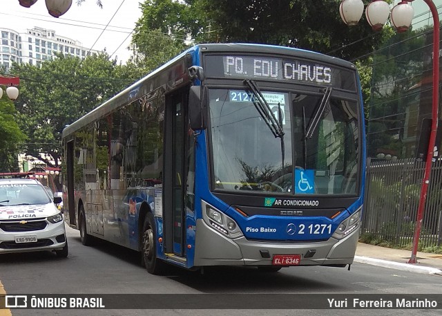 Sambaíba Transportes Urbanos 2 1271 na cidade de São Paulo, São Paulo, Brasil, por Yuri Ferreira Marinho. Número da foto: #7491487.