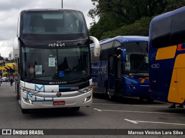 Empresa de Ônibus Nossa Senhora da Penha 59000 na cidade de São Paulo, São Paulo, Brasil, por Marcus Vinicius Lara Silva. ID da foto: 7491175.