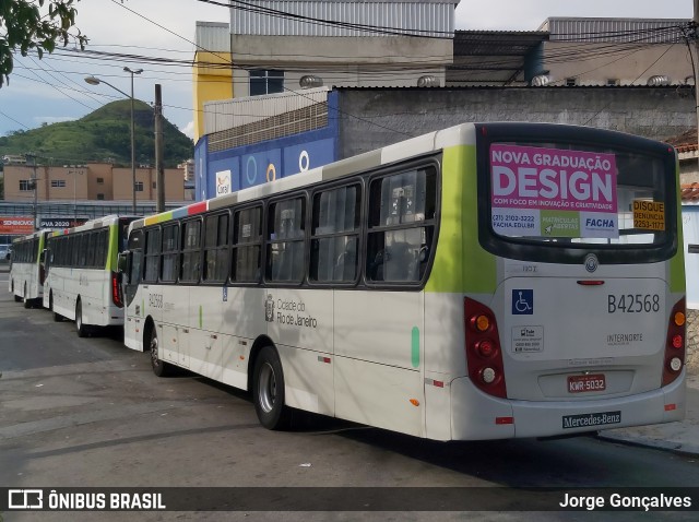 Viação Acari B42568 na cidade de Rio de Janeiro, Rio de Janeiro, Brasil, por Jorge Gonçalves. Número da foto: #7491562.