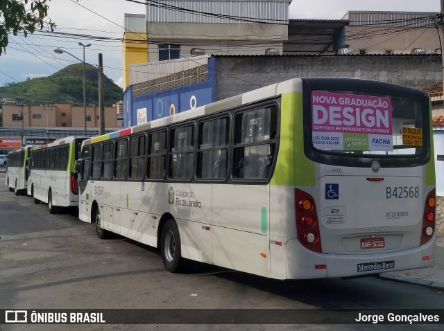 Viação Acari B42568 na cidade de Rio de Janeiro, Rio de Janeiro, Brasil, por Jorge Gonçalves. ID da foto: 7491562.