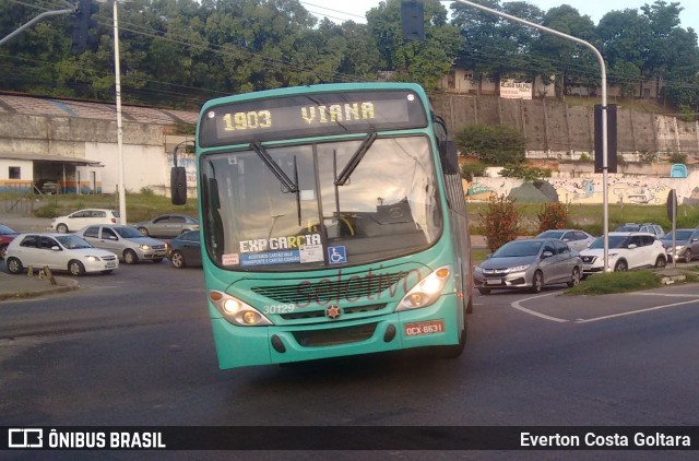 Santa Zita Transportes Coletivos 30129 na cidade de Cariacica, Espírito Santo, Brasil, por Everton Costa Goltara. ID da foto: 7492221.