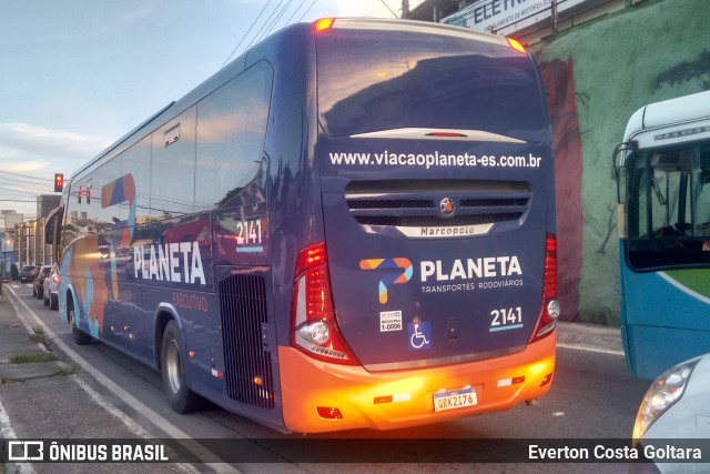 Planeta Transportes Rodoviários 2141 na cidade de Cariacica, Espírito Santo, Brasil, por Everton Costa Goltara. Número da foto: #7490950.