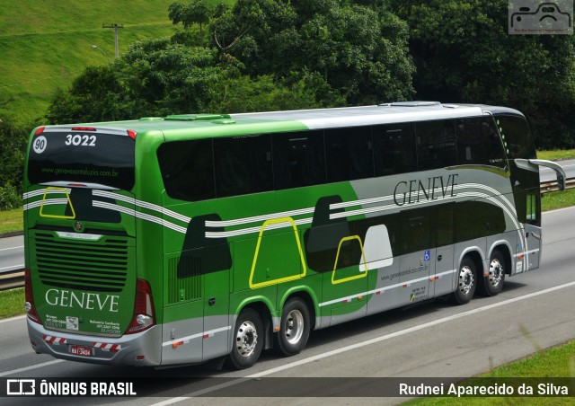 Santa Luzia Transporte e Turismo - Geneve Turismo 3022 na cidade de Santa Isabel, São Paulo, Brasil, por Rudnei Aparecido da Silva. Número da foto: #7492520.