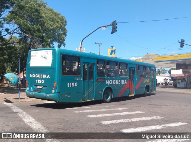 Viação Nogueira 1120 na cidade de Alegrete, Rio Grande do Sul, Brasil, por Miguel Silveira da Luz. Número da foto: #7495527.