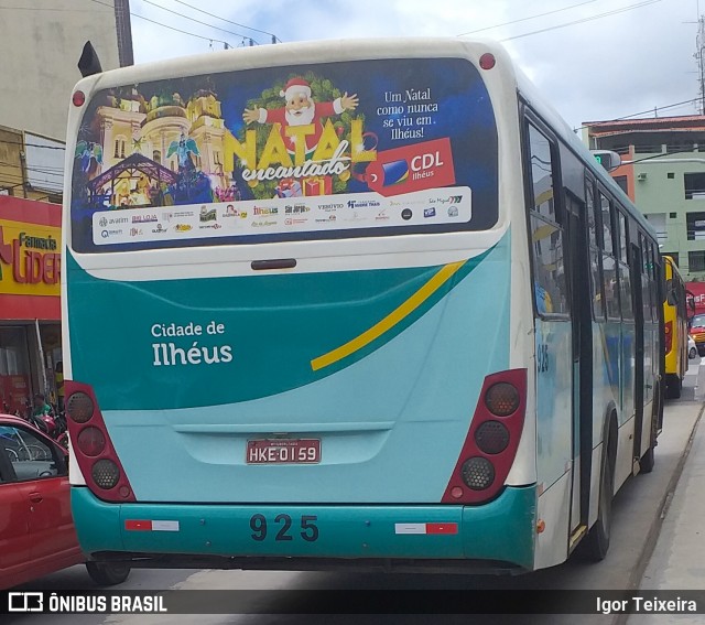 Transportes Urbanos São Miguel de Ilhéus 925 na cidade de Ilhéus, Bahia, Brasil, por Igor Teixeira. Número da foto: #7495716.