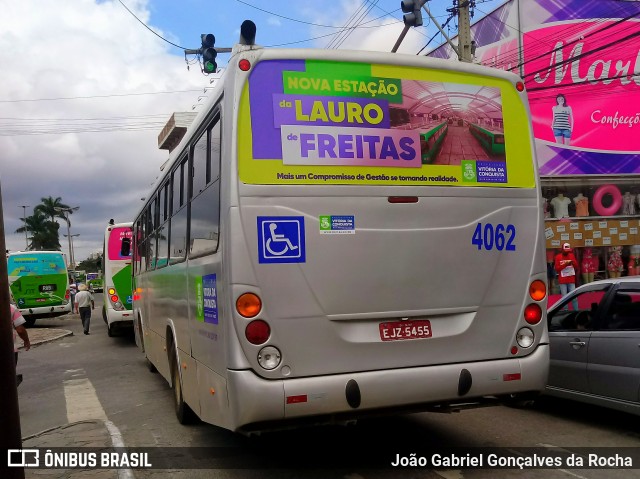 Viação Rosa Vitória da Conquista 4062 na cidade de Vitória da Conquista, Bahia, Brasil, por João Gabriel Gonçalves da Rocha. ID da foto: 7494586.