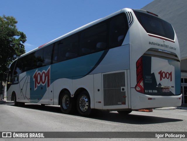 Auto Viação 1001 RJ 108.1086 na cidade de Rio de Janeiro, Rio de Janeiro, Brasil, por Igor Policarpo. ID da foto: 7495445.